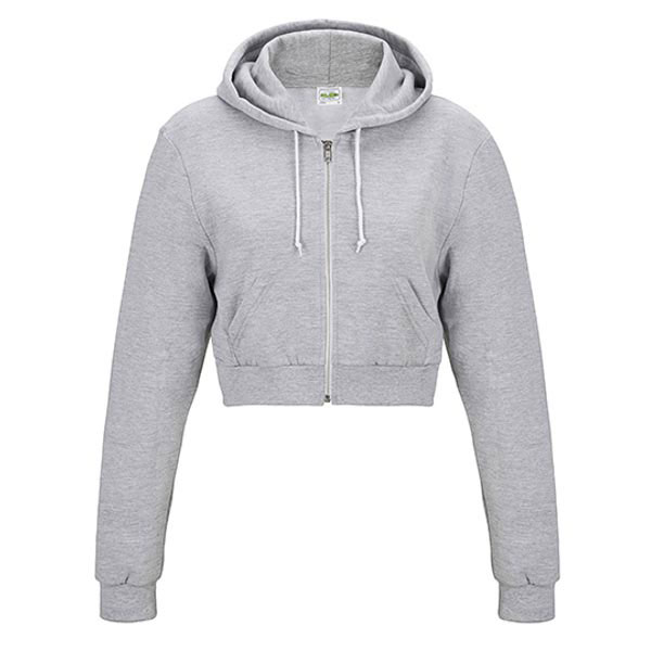 Just Hoods Girlie Cropped Zoodie JH056